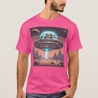 T-shirt Ufo Meaow
