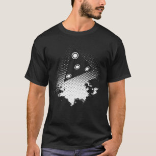 T-shirt UFO noir de delta