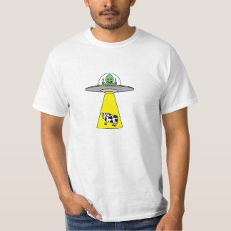 T-shirt UFO prenant la vache