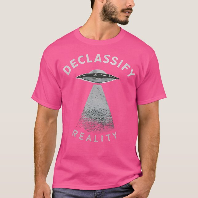 T-shirt Ufo Uap Divulgation Extraterrestrial Alien Declass (Devant)