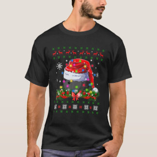 T-shirt Ugly Sweater Christmas Pajama Lights Bowling Sport