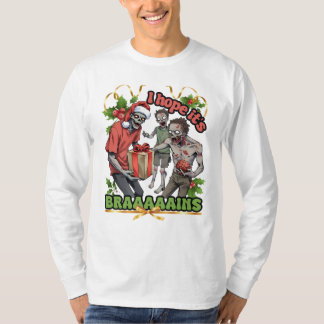 T-shirt Ugly sweater Christmas party zombie brains