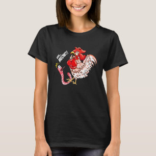 T-shirt Uhh Meow Worm Chat De Poulet Dit :