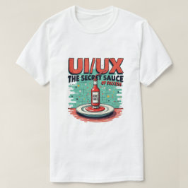 T-shirt Ui Ux La Sauce Secrète De Succès Drôle Designer