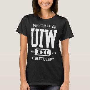 T-shirt UIW Retro Athletic Property Dept