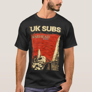T-shirt Uk Subs Warhead Groupe Punk Rock