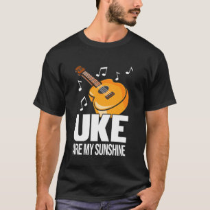 T-shirt Uke Are My Sunshine Ukulele Joueur Hawaï