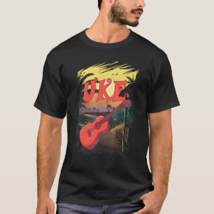 T-shirt Uke Hawaii Joueur de Ukulele Musique Hawaïenne Uku