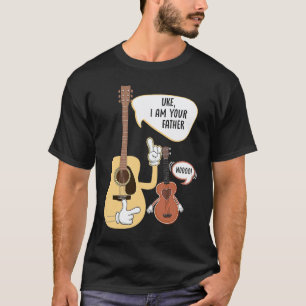 T-shirt Uke Je Suis Ton Père Musique  Joueur De Ukulele Gu