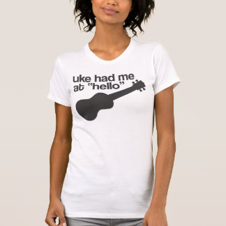 T-shirt "Uke m'a eu "bonjour"" à la conception