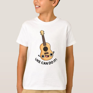T-shirt Uke Peut Le Faire Drôle Ukelele Positif Pun