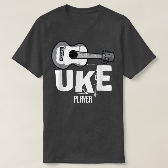 T-shirt Uke Player Music Lover 3093 (Design devant)