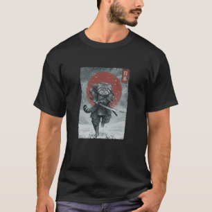 T-shirt Ukiyo-e Guerrier Japonais Vintage Samouraï Manul P