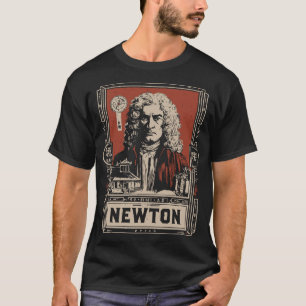 T-shirt Ukiyo-e Newton   Portrait du génie scientifique