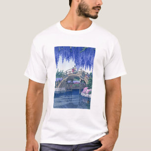 T-shirt ukiyoe - hasui - n° 34 Glycine à Kameido -