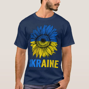 T-shirt Ukraine Drapeau Tournesol Vintage soutien ukrainie