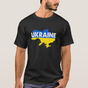 T-shirt Ukraine Drapeau Ukraine Ukraine Pride coeur