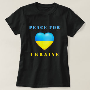 T-shirt Ukraine drapeau ukrainien Coeur