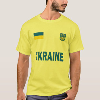 T-shirt Ukraine Drapeau ukrainien Hommes Femmes Enfants Uk