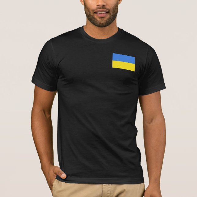 T-shirt Ukraine drapeau ukrainien - Liberté (Devant)