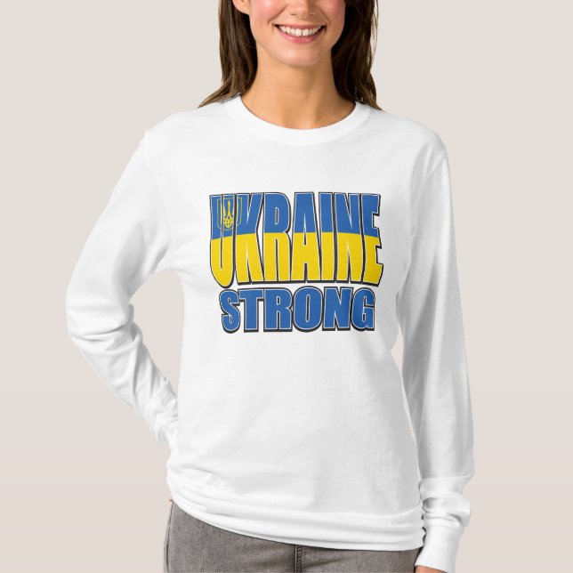 T-shirt Ukraine forte (Devant)