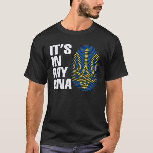 T-shirt Ukraine Pavillon ukrainien Armoiries Ukraine ADN