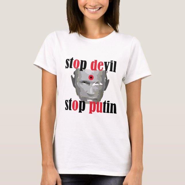 T-shirt Ukraine stand ukraine stoprussie stopInvasion (Devant)