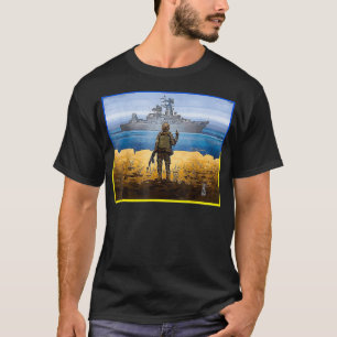 T-shirt Ukraine vintage Un paysan de Timbres Voler Moskva