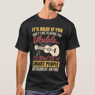 T-shirt Ukulele Fait Sourire Les Gens Instrut Joueur De Gu