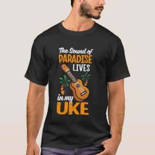 T-shirt Ukulele Hawaiian Sound Of Paradise Vit Dans Mon Uk