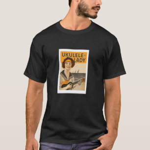 T-shirt Ukulele Lady Pour Les Femmes