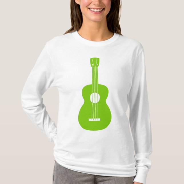 T-shirt Ukulele - Martian Green (Devant)
