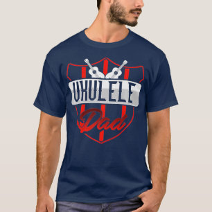 T-shirt Ukulele Papa Uke Guitare Acoustic Hawaii