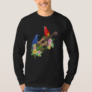 T-shirt Ukulele Parrot