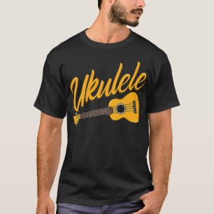 T-shirt Ukulele Player Funny Music Instrument Guitare Love