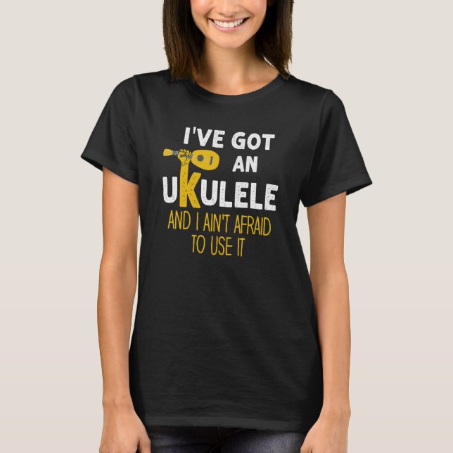 T-shirt Ukulele Player Guitar Hawaiian Music Players Music (Devant)