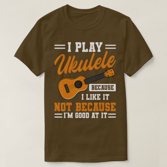 T-shirt Ukulele Ukulelist (Design devant)