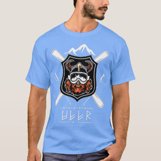 T-shirt Ullr God Of Archery Norse Chasse Viking Ski