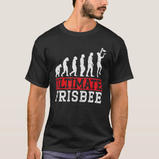 T-shirt Ultimate Frisbee Evolution Flying Disk Sport