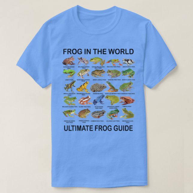 T-shirt Ultimate Frog Guide Funny Frog Lover Frog Owner Fr (Design devant)