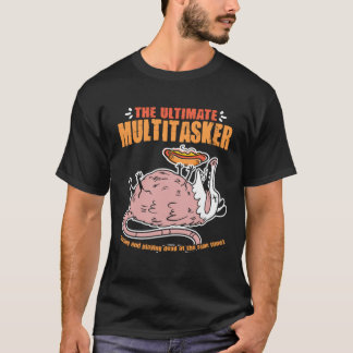 T-shirt Ultime multitâche Chat de rue Déchets Animal Possu