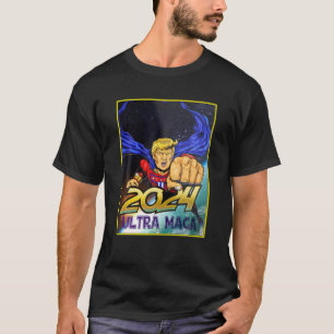 T-shirt Ultra MAGA 2024 Funny Pro Trump Maga Super Ultra M