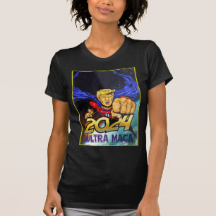 T-shirt Ultra MAGA Fun Pro Trump Maga Super Ultra Maga