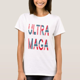 T-shirt Ultra MAGA Trump Patriotique Républicain Conservat