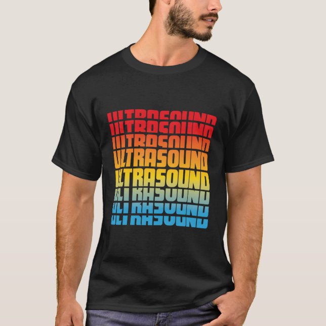 T-shirt Ultrasound Tech Sonographe Radiologie Sonographie  (Devant)