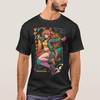 T-shirt Umamusume Mayano Top Gun : Esprit libre génial