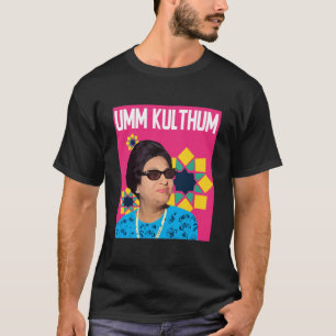T-shirt Umm Kulthum Pop Art Scoop ajusté