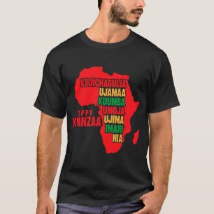 T-shirt Umoja Kwanzaa Holiday Afrique Unité américaine