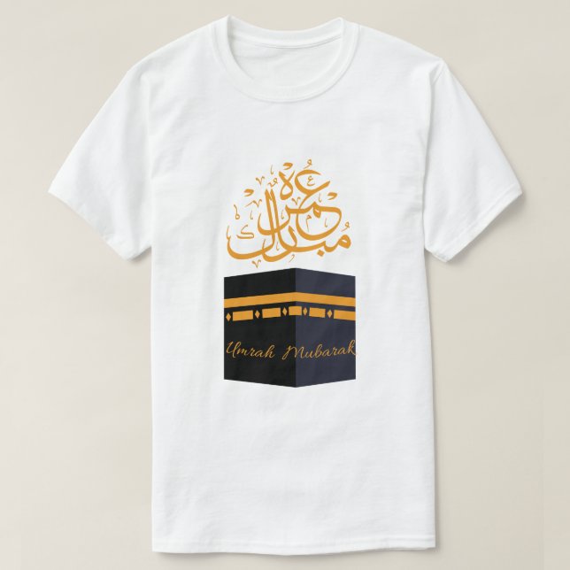 T-shirt umrah moubarak (Design devant)