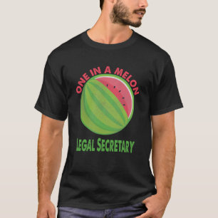 T-shirt Un à Melon Secrétaire juridique Watermelon Retirem